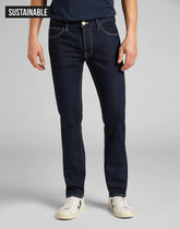 Lee Luke Button Fly Męskie Spodnie Jeansowe Rinse L70SNI36 112140717